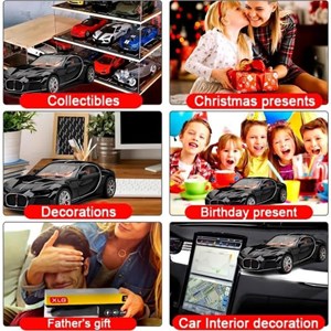 اسباب بازی ماشین فلزی بوگاتی مشکی 1:24 Diecast Bugatti Atlantic _اسباب بازی ماشین